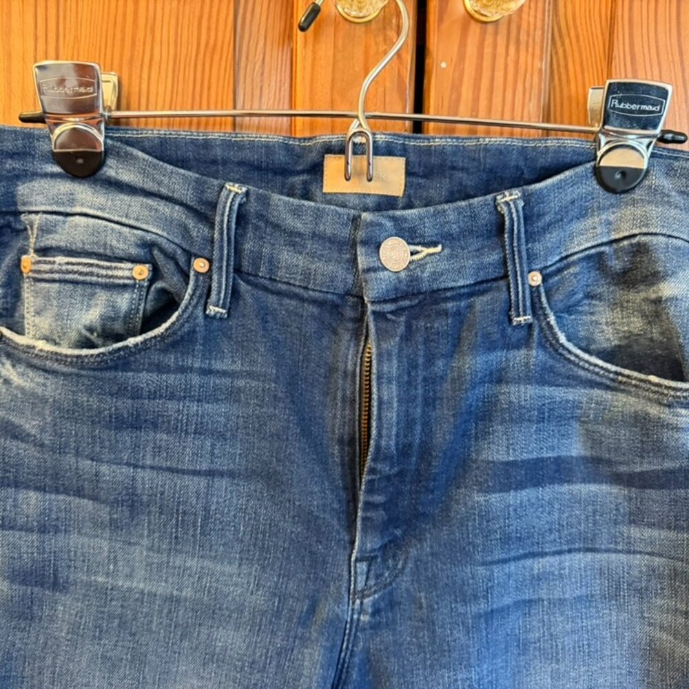 MOTHER The Looker Ankle Fray Jeans in Bazaar Adventures - 30 - Picture 3 of 10